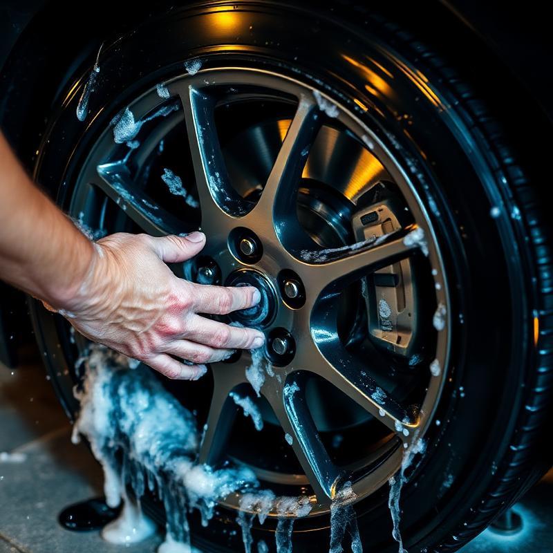 Detailed vehicle wheels
