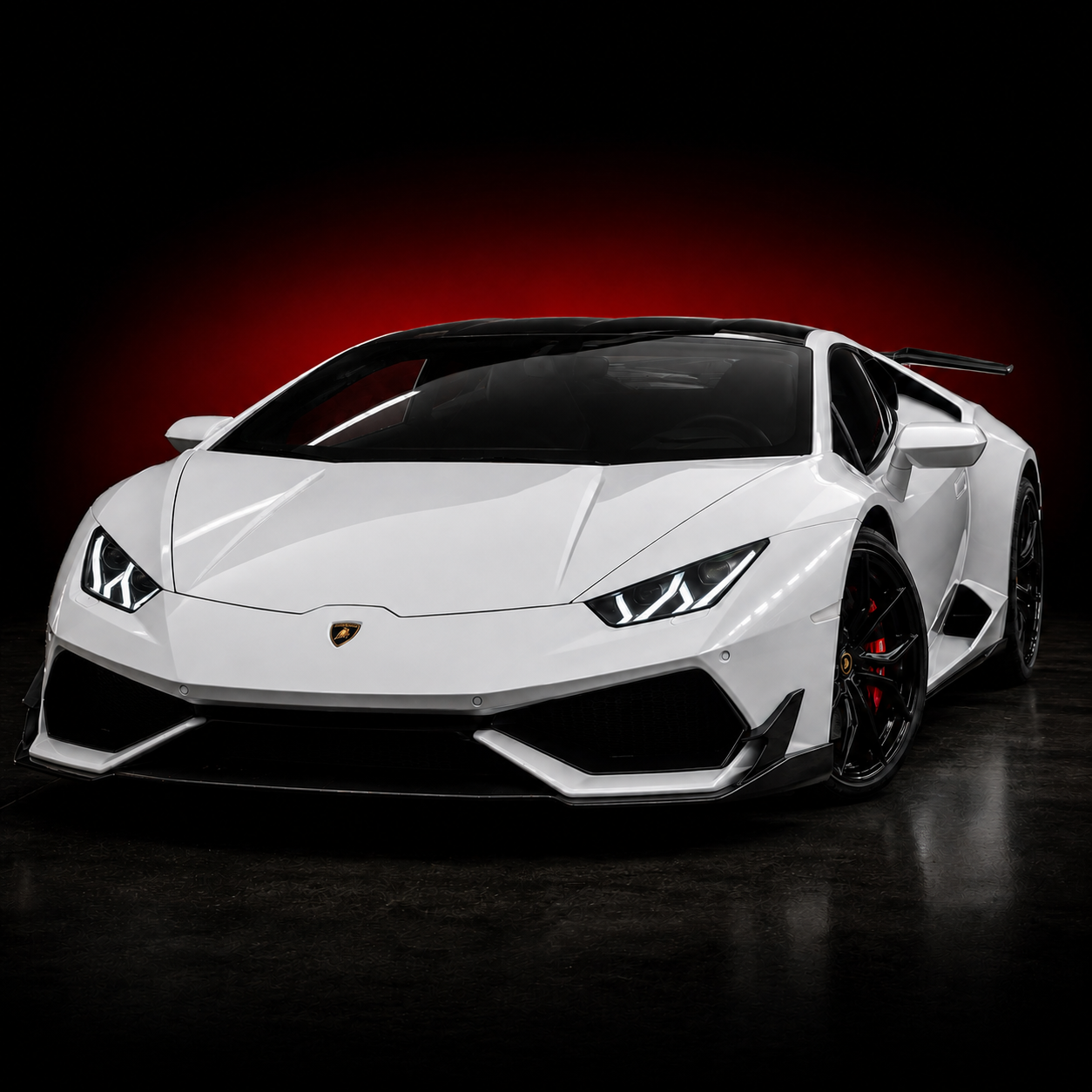 Glossy vehicle with ceramic coating