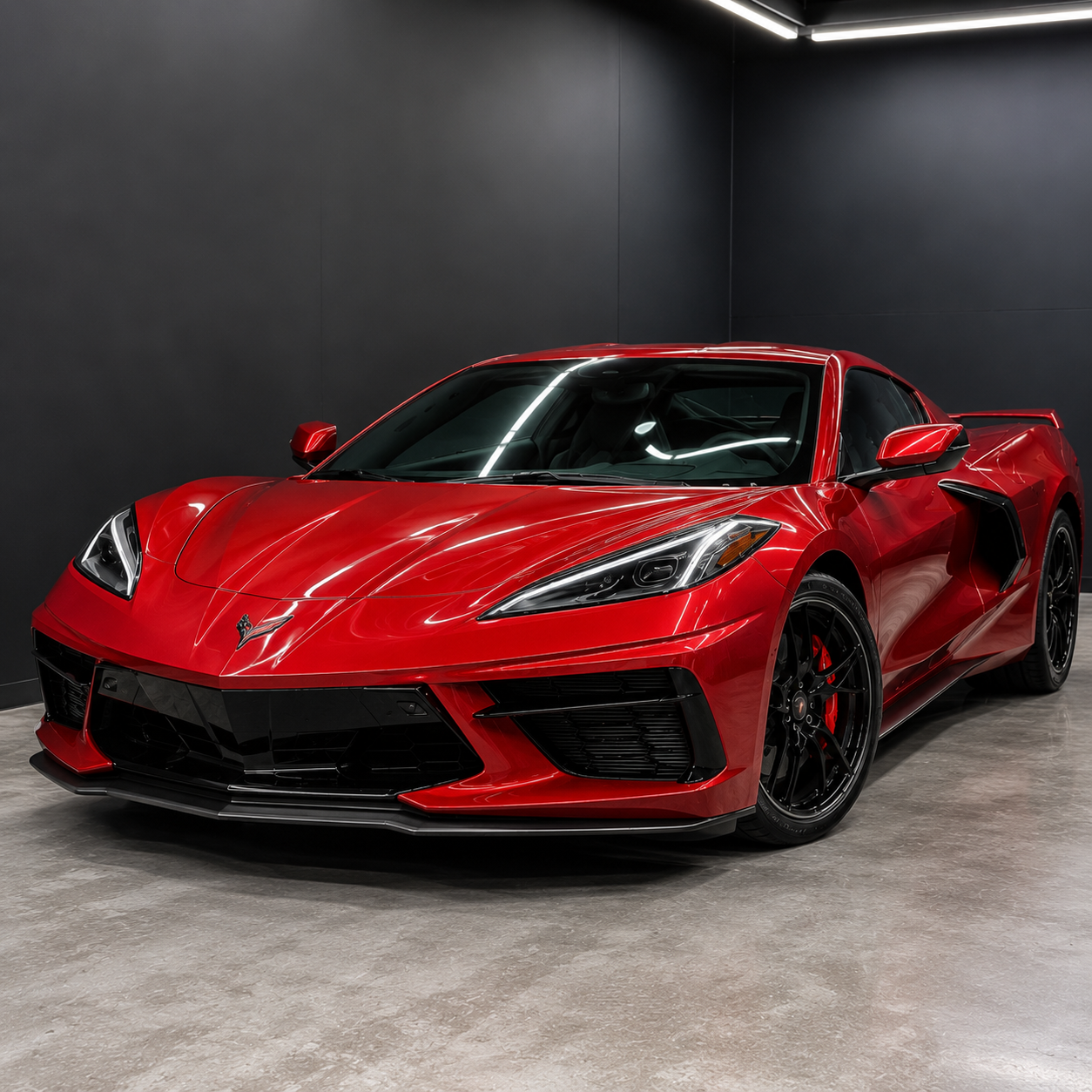 Original red factory finish