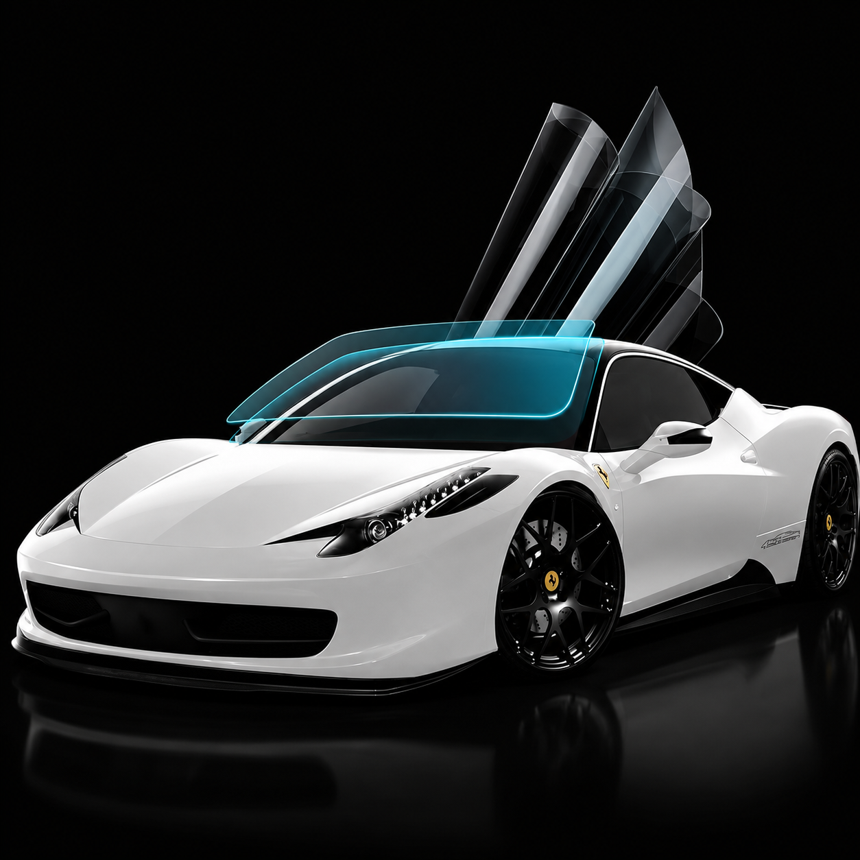 Windshield protection film