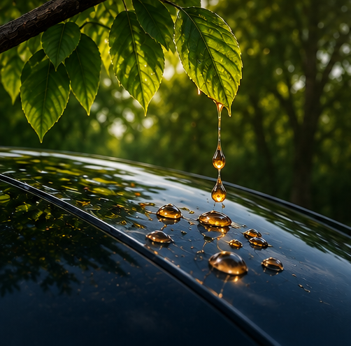 Tree Sap and Road Contaminants