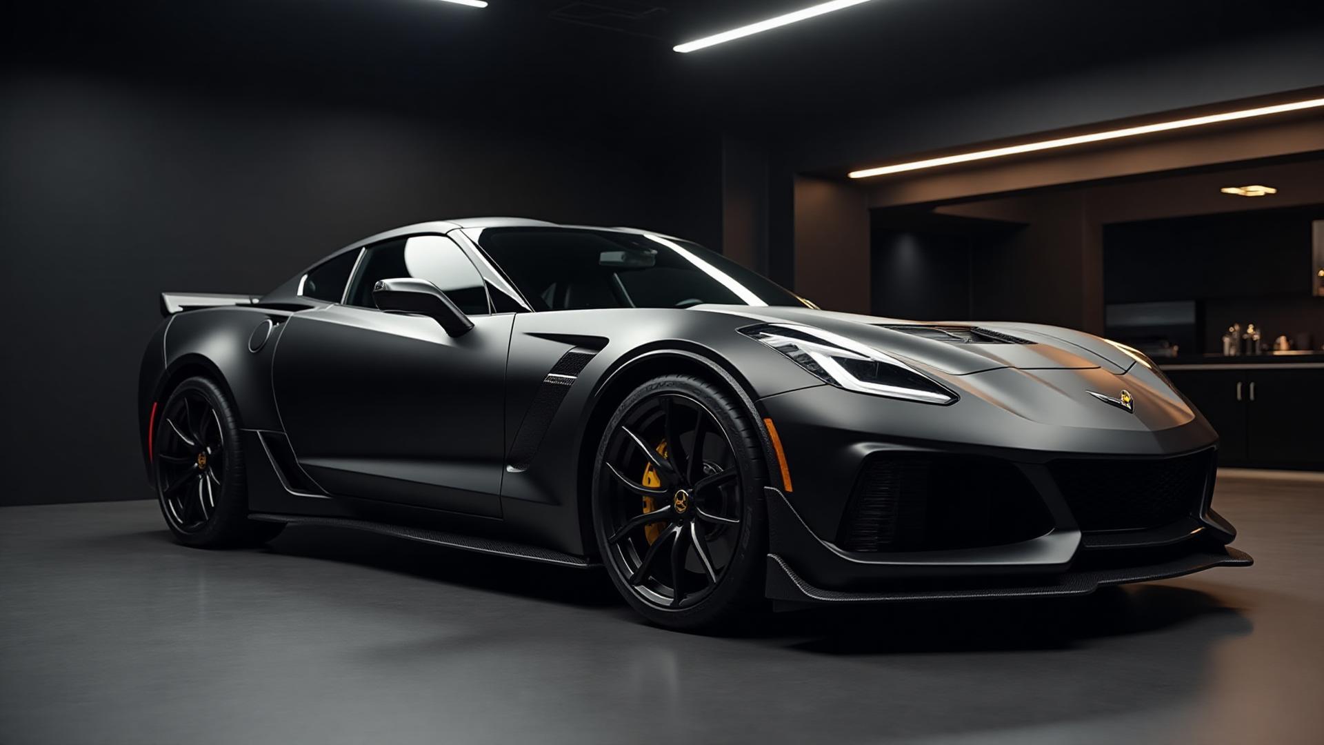 Matte colour wrap finish