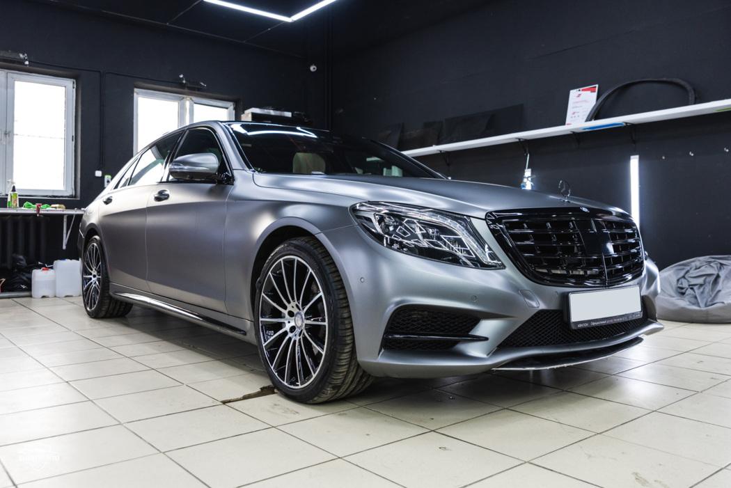 Satin colour wrap finish